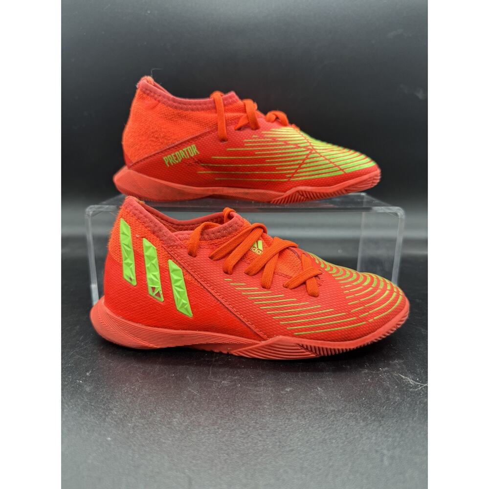 Adidas Predator Edge 3 Turf Youth Size 11K Bright Sneakers Boys Soccer EUC